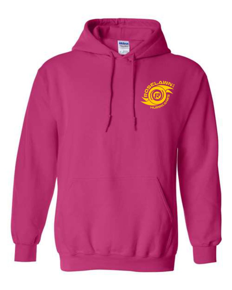 #1- Pink Hoody- Printed Left Chest